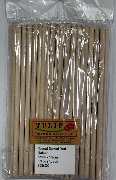Dowel Rod 15cm Natural